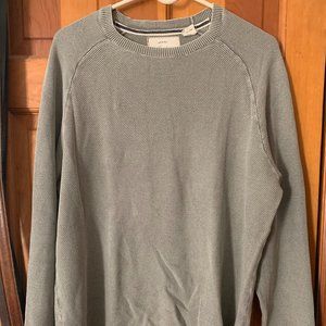 Green cotton sweater